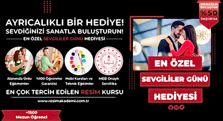 Sevgililer Günü İçin En Romantik Hediye: Resim Kursu