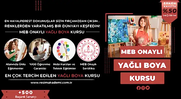 Yağlı Boya Kursu Fiyatları – Erken Kayıtta %50 İndirim